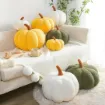 Picture of Plush Pumpkin Pillows - Bottle Green - Med
