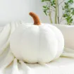 Picture of  Plush Pumpkin Pillows - White - Lrg