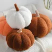 Picture of  Plush Pumpkin Pillows - White - Lrg