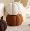 Picture of  Plush Pumpkin Pillows - White - Lrg