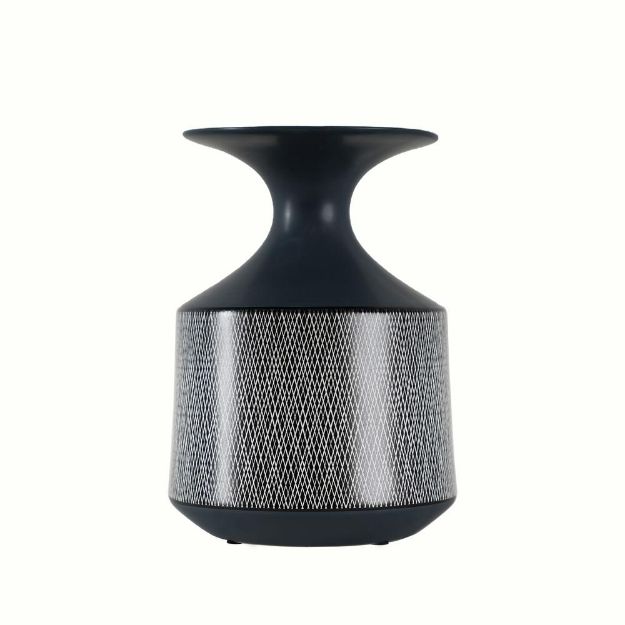 Picture of Vase with black decal, ceramic