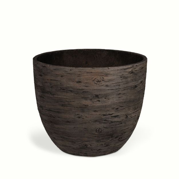 Picture of Sasso Black/Brown Vase