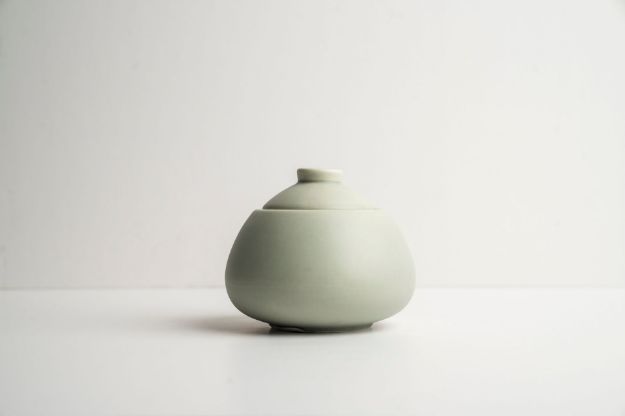 Picture of Ceramic  Greige Sugar Jar
